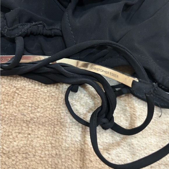 Christopher Esber Black Maxi Dress - Picture 5 of 6